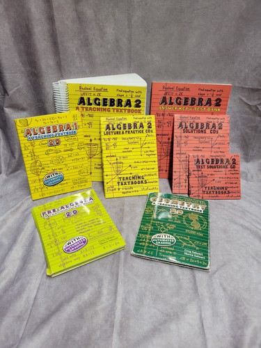 Teaching textbooks math - textbooks, bundle