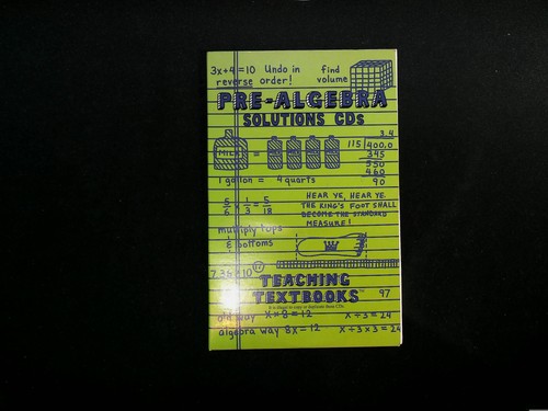 Teaching textbooks pre - teaching, pre-algebra