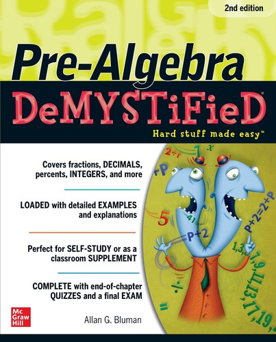 Pre algebra demystified - pre-algebra,
